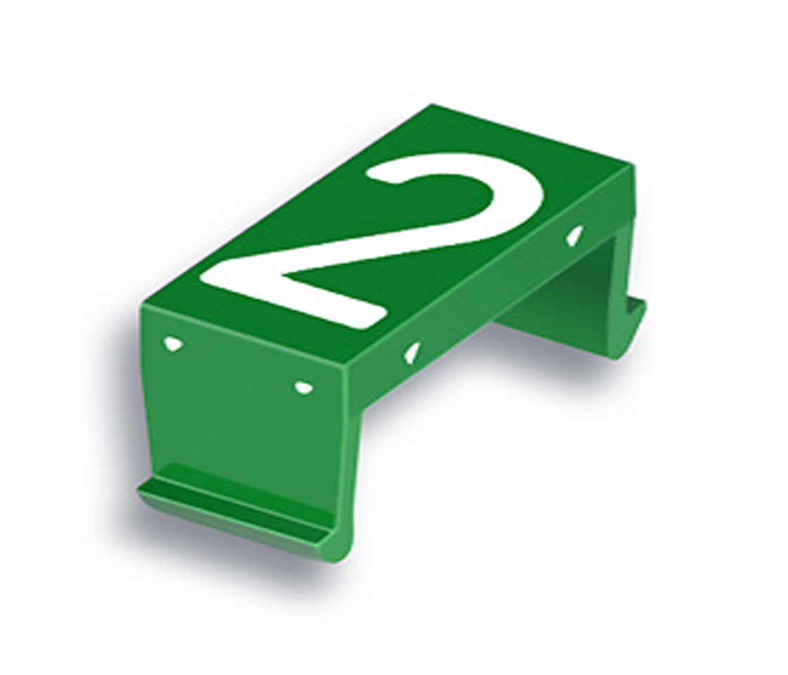 FP Zahlenfeld 2 10mm grün