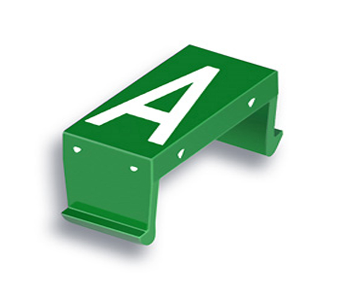 FP bloc lettr. A 40mm vert