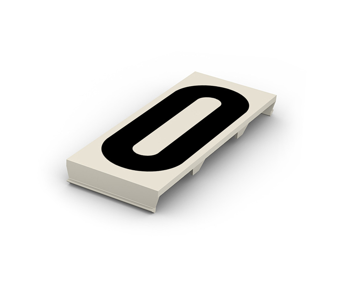FP number fld 0/O 68mm wh/bk