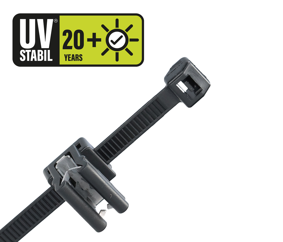 Kantenclips mit KABI 200x4.8mm