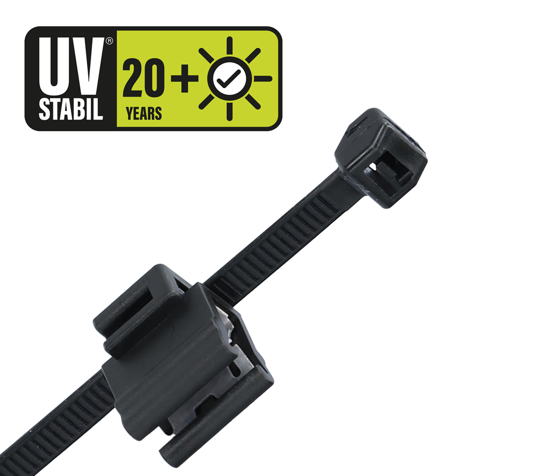 Kantenclips mit KABI 200x4.8mm