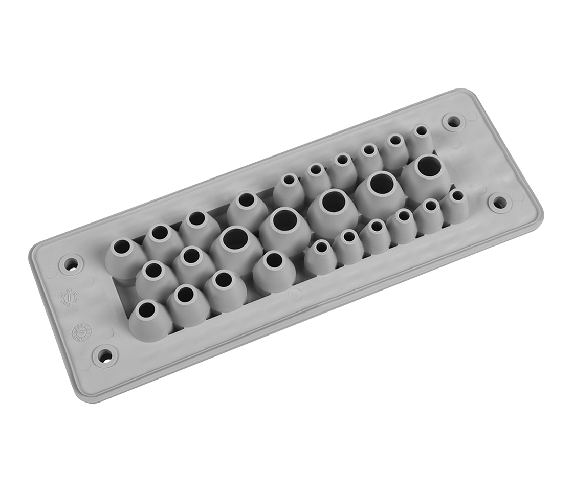 Cable entry plates