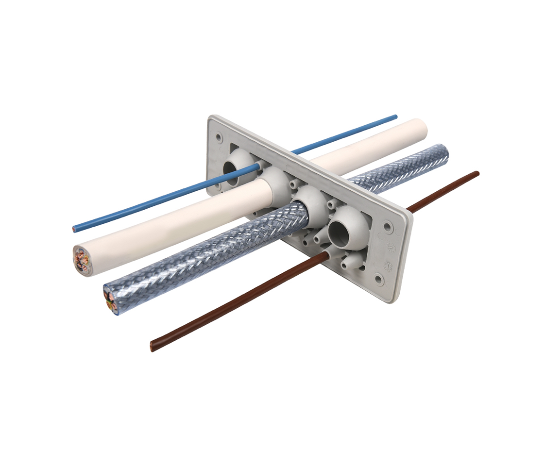 Cable entry plates