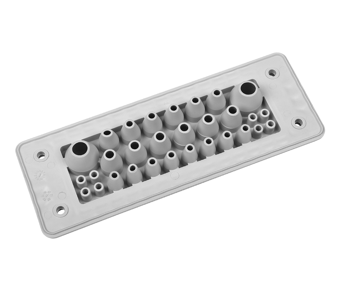 Cable entry plates