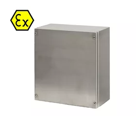 ATEX Edelstahl-Leergehäuse AISI 304L mit Schraubdeckel, IP66