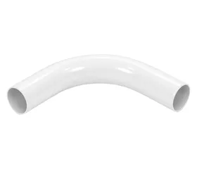 KB Kurzbogen 90° aus PVC, weiss