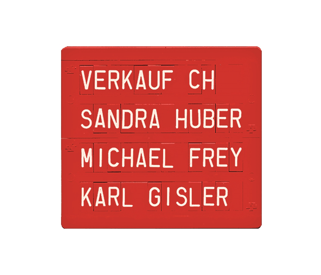Plastic plug-in sign SS 10