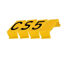 Sign CLIP 25 mm, yellow