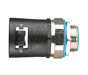 Schlauchverschraubung ATS-MS-UL-180-AG IP68, gerade metrisch
