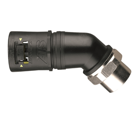 Schlauchverschraubung ATS-MS-45-IG IP68, 45° metrisch