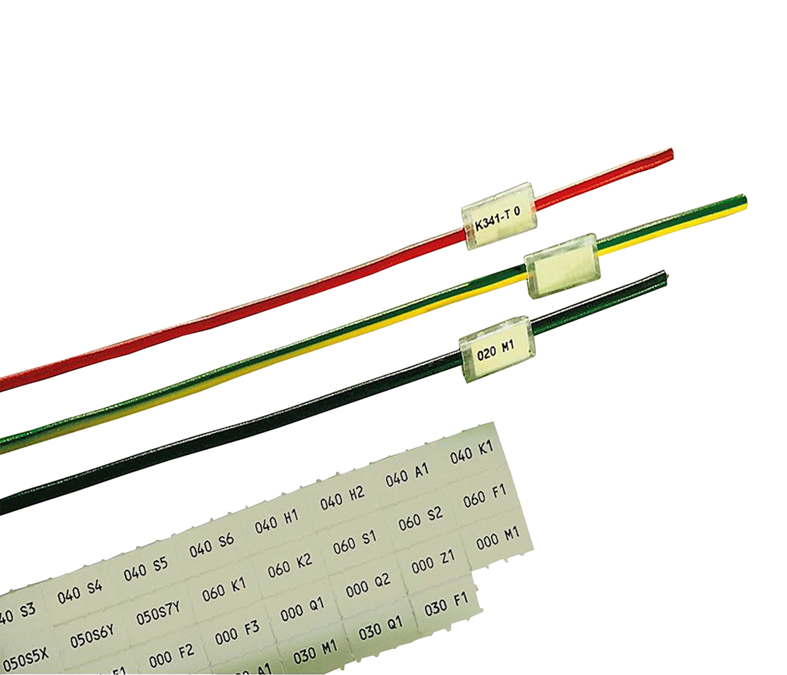 Feuille A4 avec étiquettes per