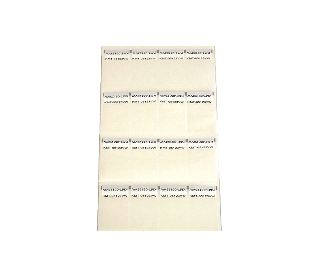 KMT PVC 34x23mm wh 12500pc