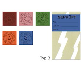 Cable markers for controlling in pocket booklet