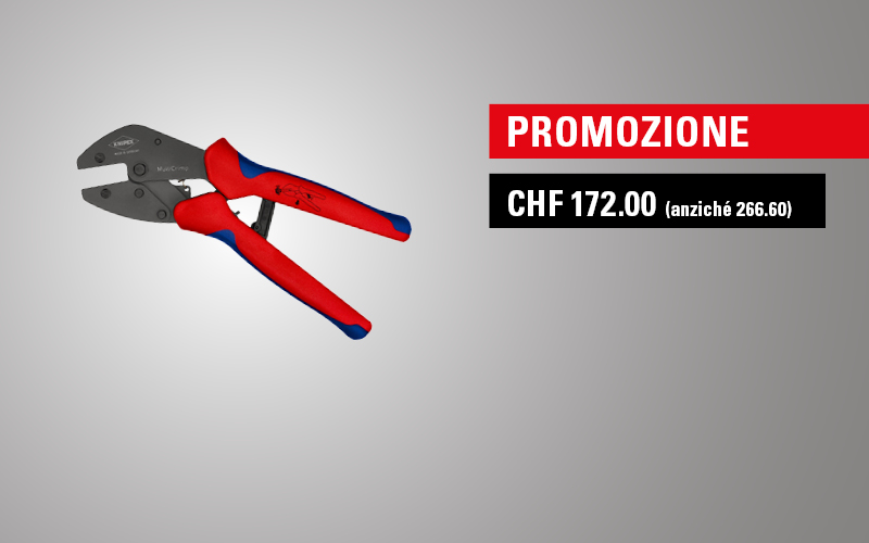 Strumento di crimpatura KNIPEX