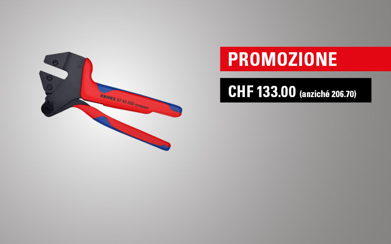 Strumento di crimpatura KNIPEX