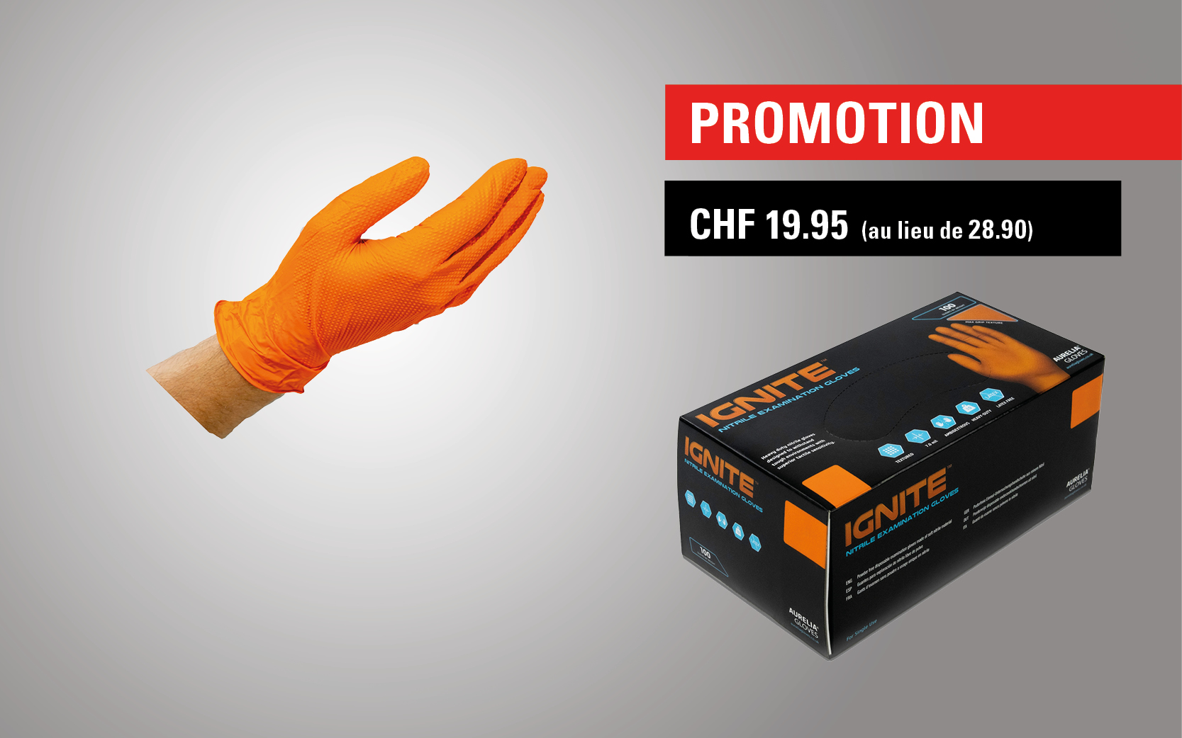 Gants jetables IGNITE