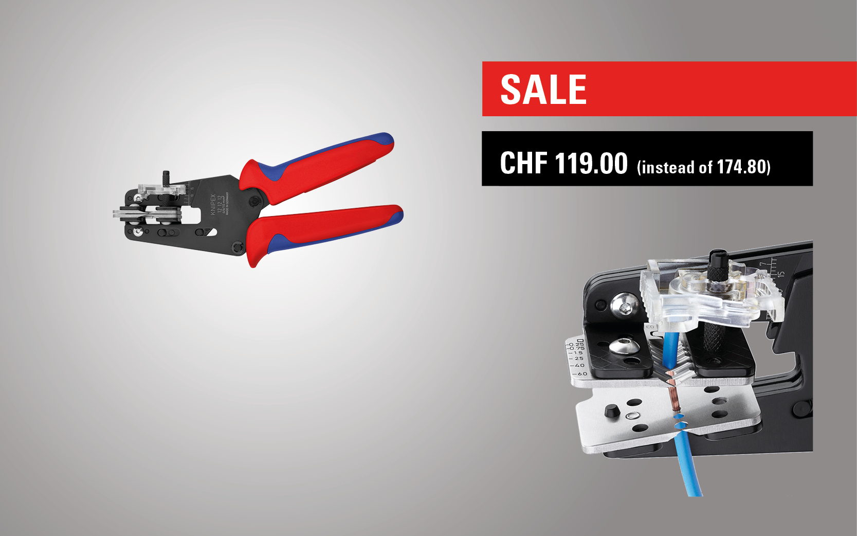 Knipex 12 12 12 – Precision Stripping Pliers